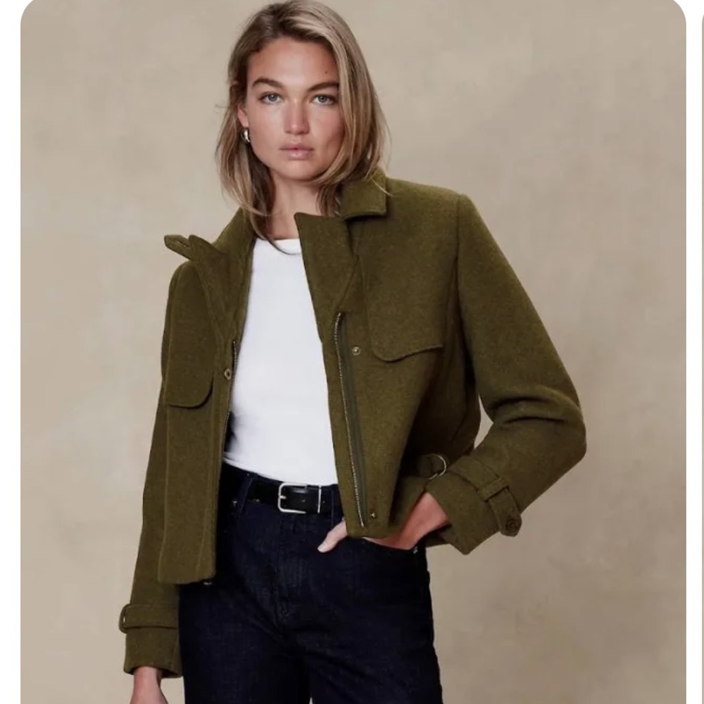 Banana Republic Heritage Wool-Blend Jacket